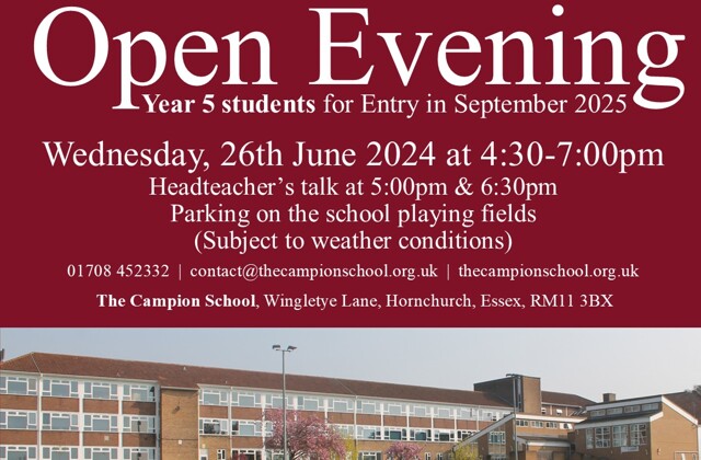 Applications Evening for 2025-2026