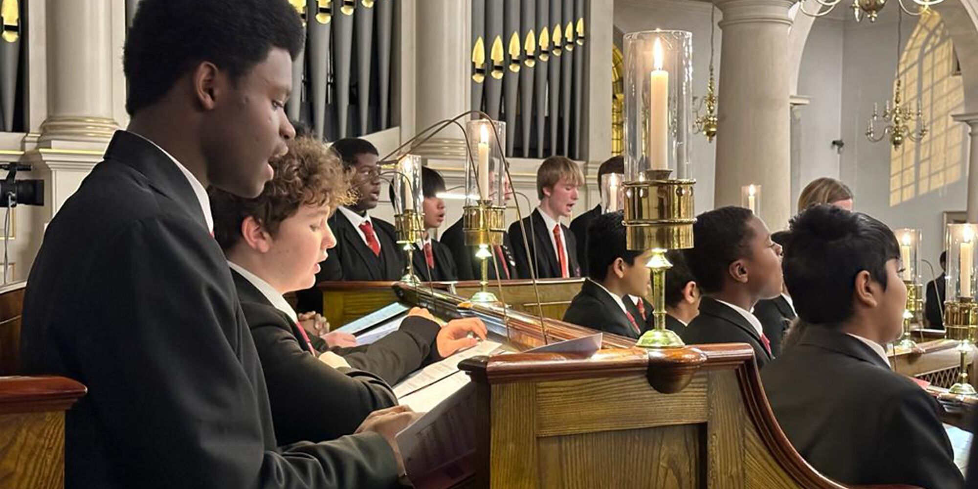 Chamber choir performance